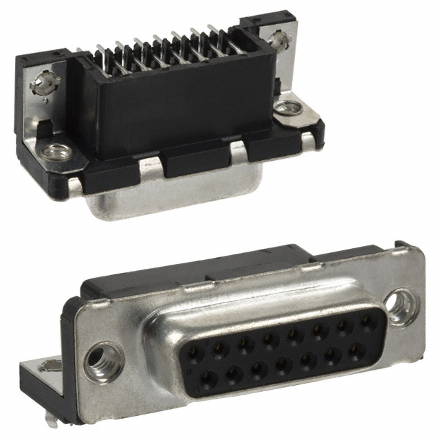 CONN D-SUB RCPT 15POS R/A SOLDER
