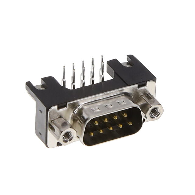CONN D-SUB PLUG 9POS R/A SOLDER
