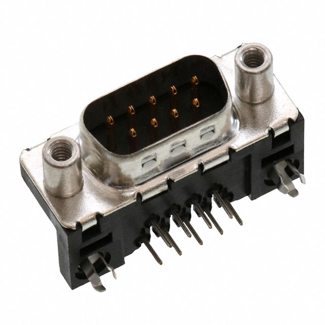CONN D-SUB PLUG 9POS R/A SOLDER