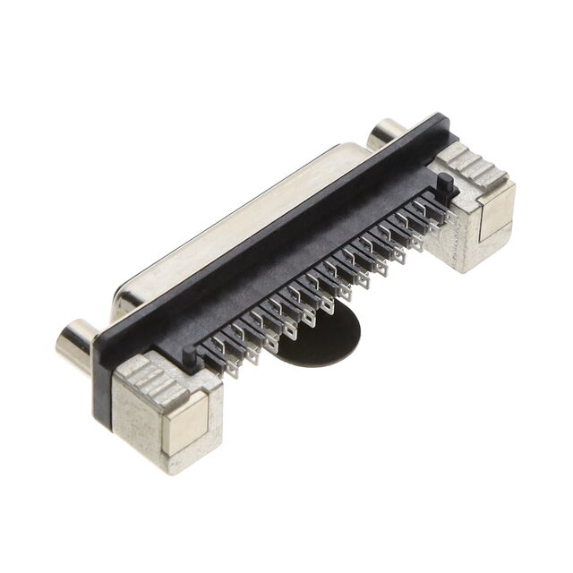 CONN D-SUB RCPT 25P SMD R/A SLDR