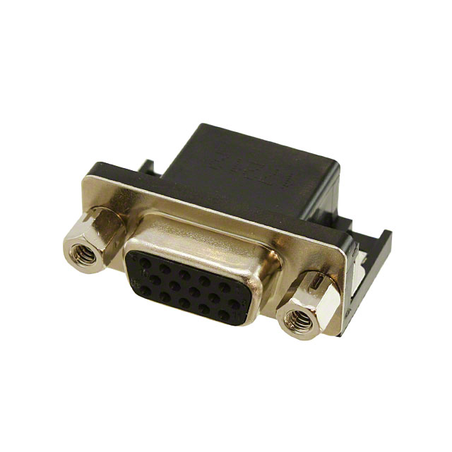 CONN D-SUB HD RCPT 15P R/A SLDR