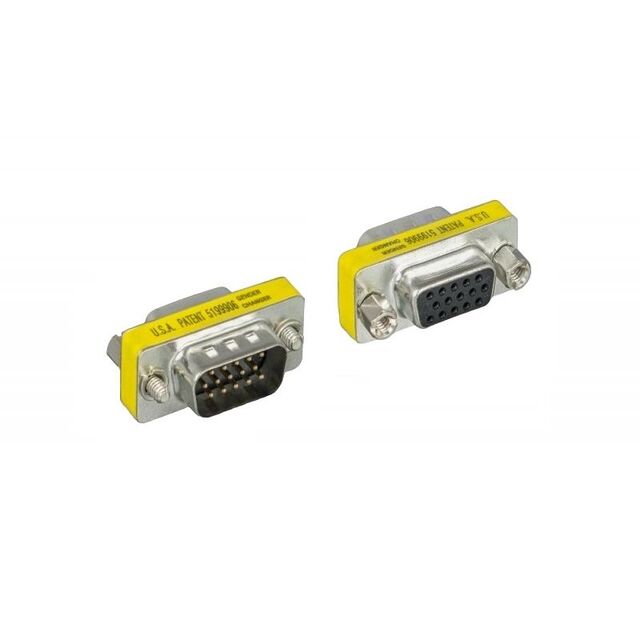 GNDR CHGR HD DB15 M/F 6PCS/PACK