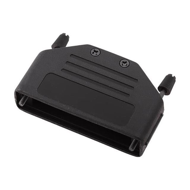 CONN BACKSHELL 50POS 180DEG BLK