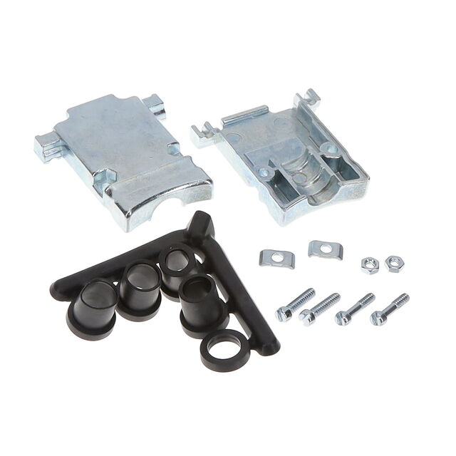 15P DIECAST D-SUB HOOD ZN 7/16 H