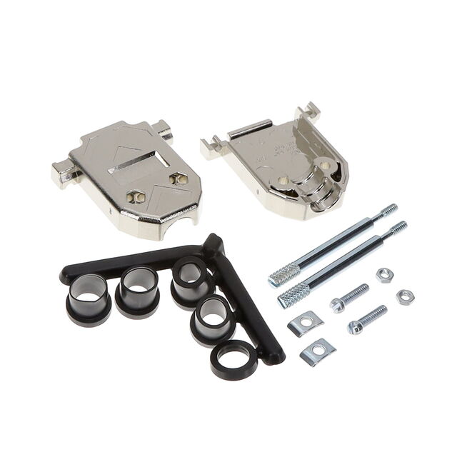 15P METPLAS D-SUB HOOD NI 180 T/