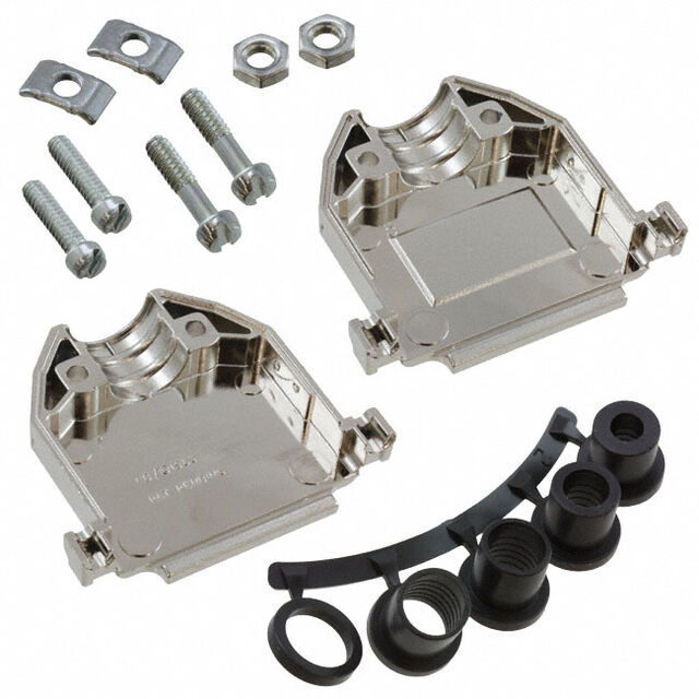 CONN BACKSHELL 25POS 180DEG SHLD