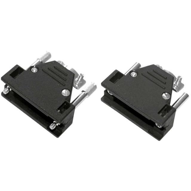 37 WAY D-SUB HOOD BLACK PLASTIC