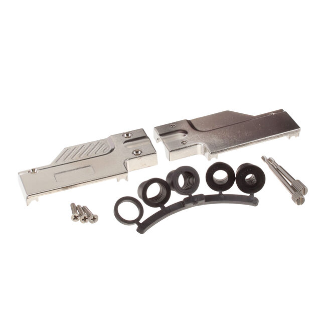 25P DIECAST D-SUB HOOD NI 90 2 T