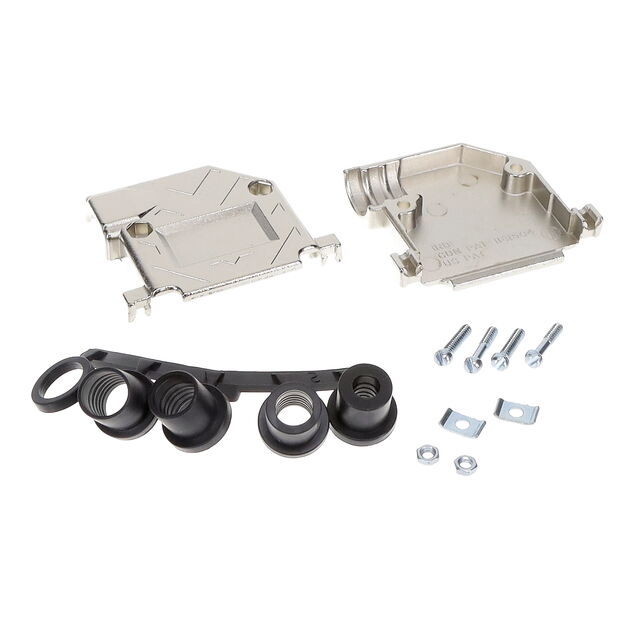 25P DIECAST D-SUB HOOD NI 90