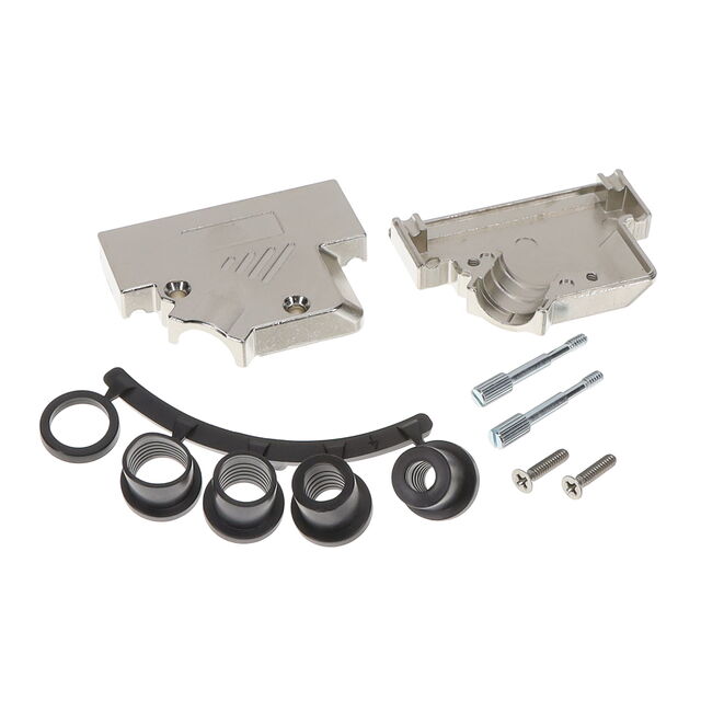 25P DIECAST D-SUB HOOD NI 45