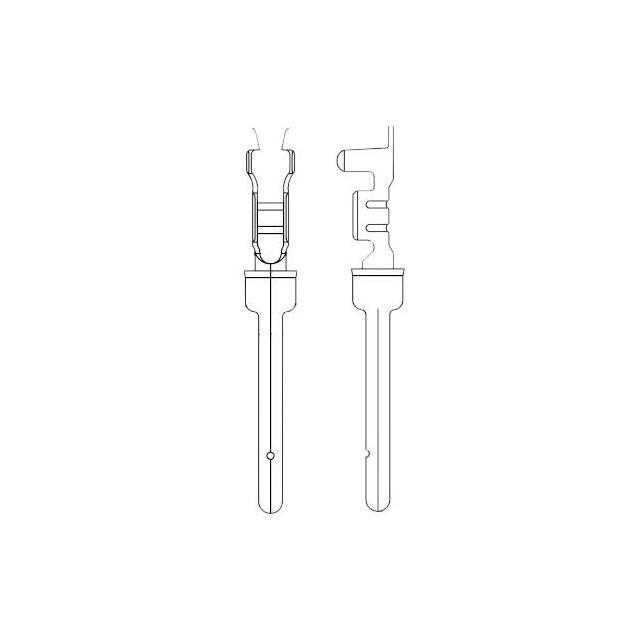 D CRIMP PIN CONTACT 1=10PCS