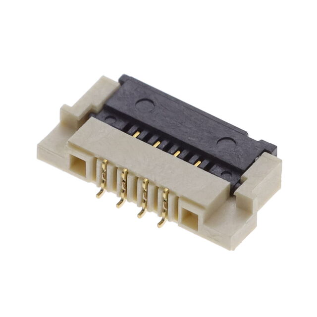 CONN FFC FPC BOTTOM 4POS 1MM R/A