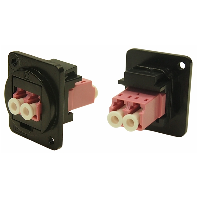 FT BLK METAL LC OM4 DUPLEX M3