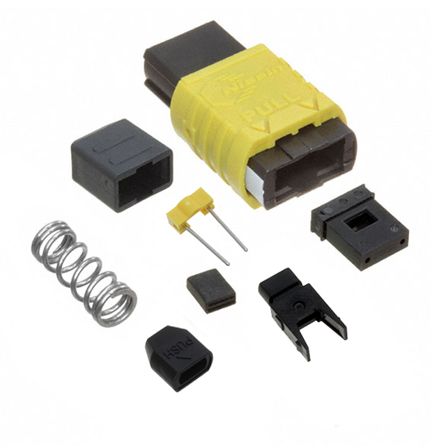 12F MPO CONNECTOR, MALE, SM PREM