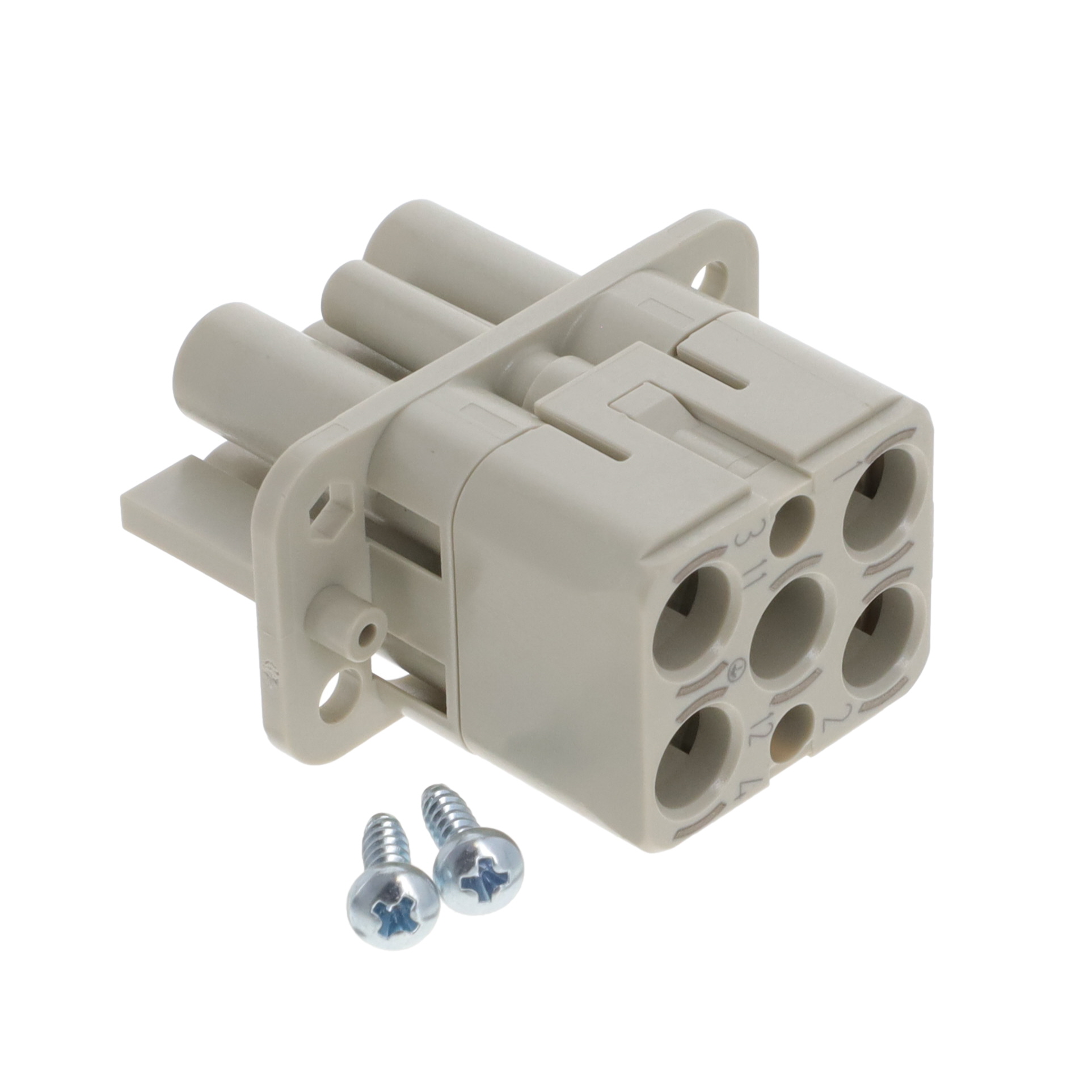 INSERT FEMALE 4+2POS+1GND CRIMP