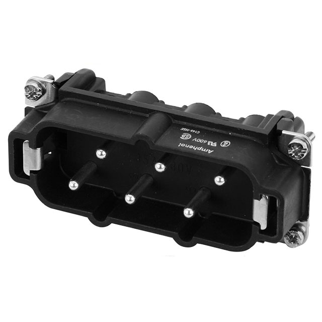 INSERT MALE 6POS+1GND SCREW
