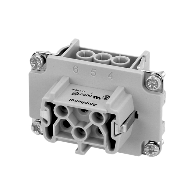INSERT FEMALE 6POS+1GND SCREW