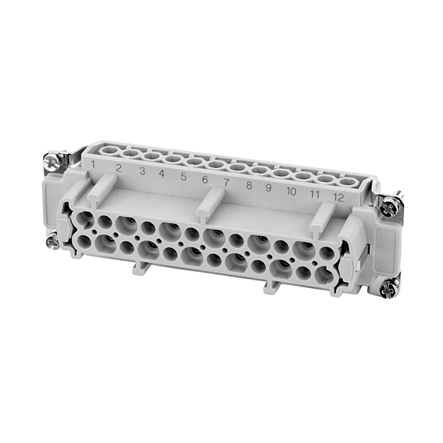 INSERT FEMALE 24POS+1GND SCREW