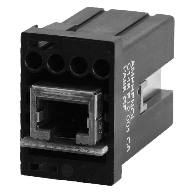 MOD RJ45 FEMALE 8P8C+5PWR CRIMP