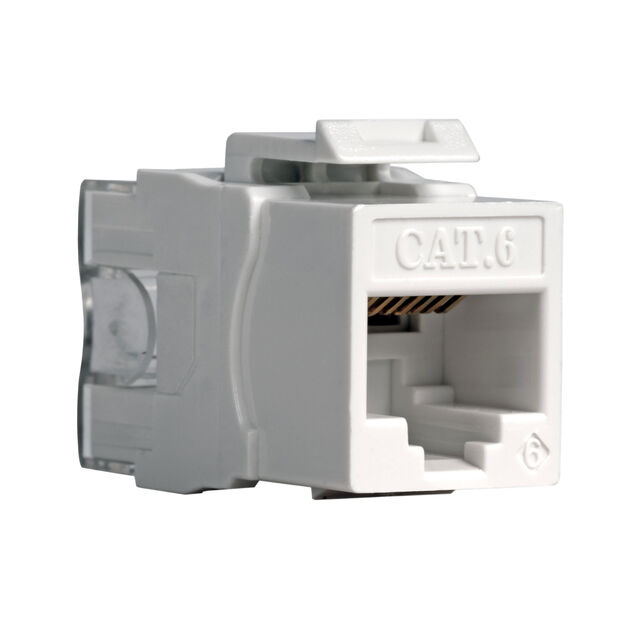 CAT6 KEYSTONE ETHERNET JACK, 5 P