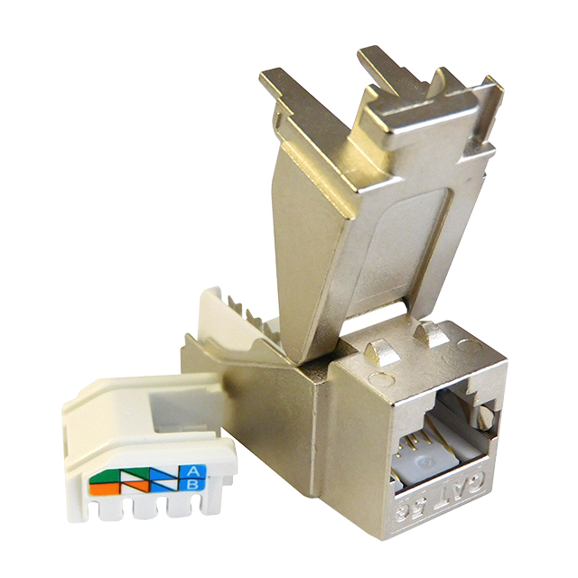 MOD JACK KEYSTONE CAT5E SHLD