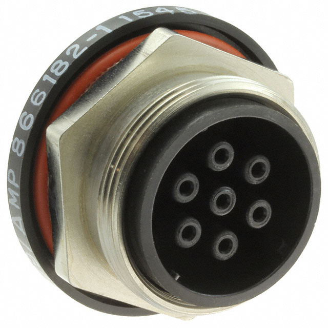 CONN LGH RCPT 7POS CIRC PNL MNT