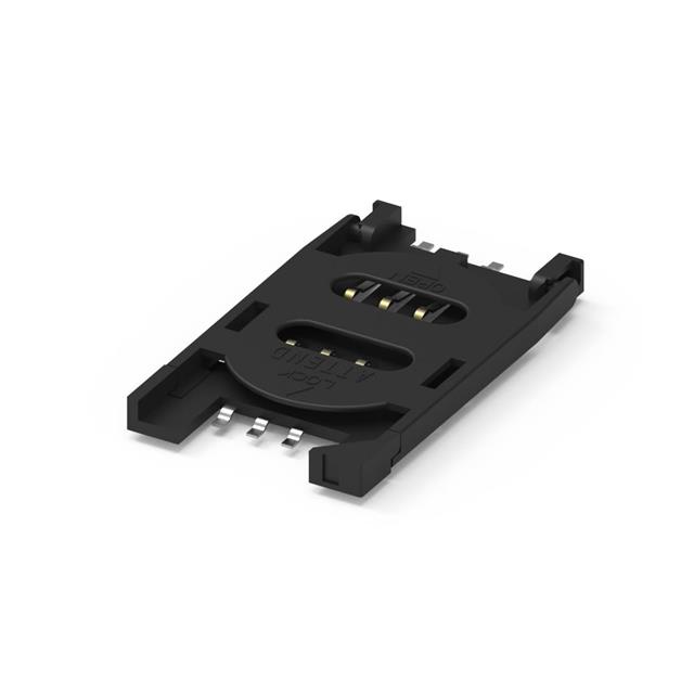 CONN SIM CARD R/A SMD