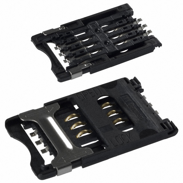CONN SIM/SAM CARD R/A SMD