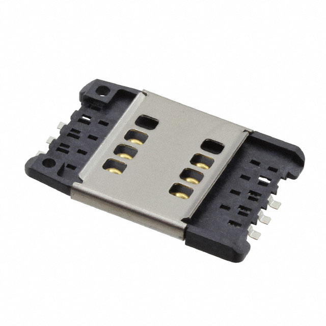 CONN SIM/SAM CARD R/A SMD