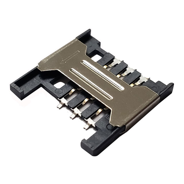 CONN SIM CARD R/A SMD