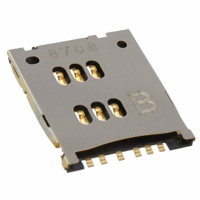CONN SIM/SAM CARD R/A SMD