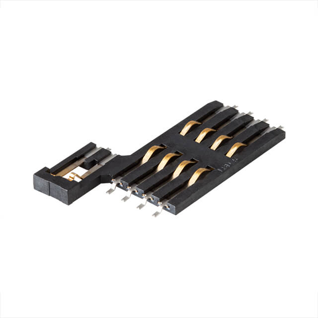 CONN SMART CARD R/A SMD