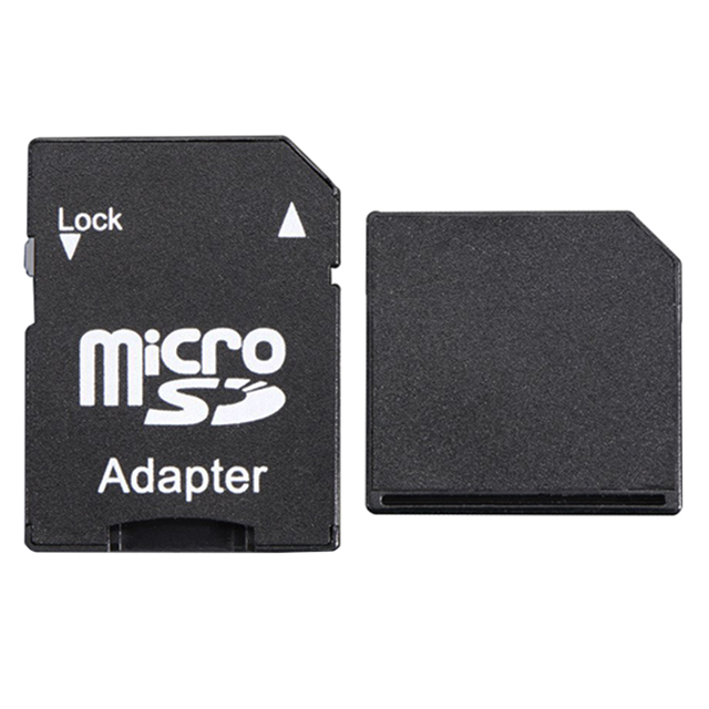 BLACK SHORTENING MICROSD ADAPTER