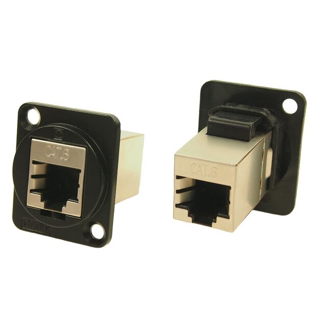 FT BLACK METAL CAT6 SHIELD CSK