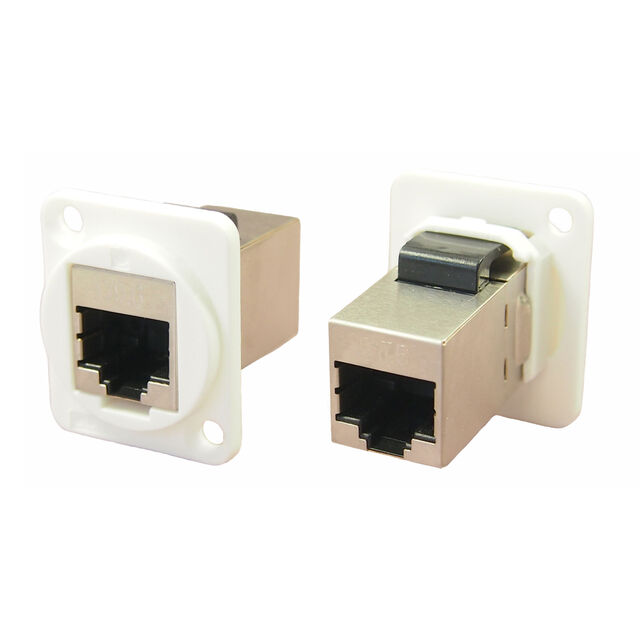 FT CAT6 RJ45 SHIELD CSK WHITE