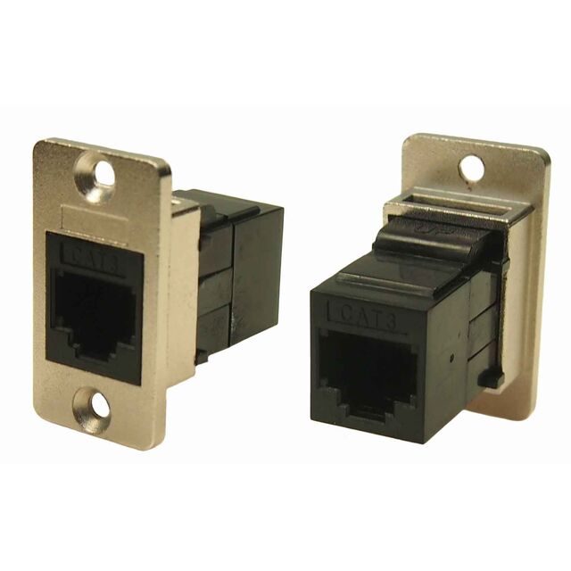 FM METAL SLIM CAT3 RJ11 CSK