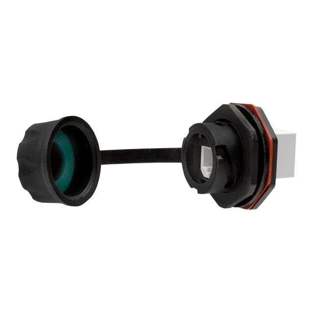 MOD JACK COUPLER W/LATCH CAT6A