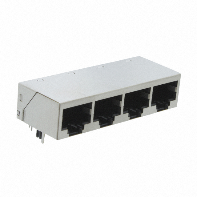 CONN JACK 4PORT PCB