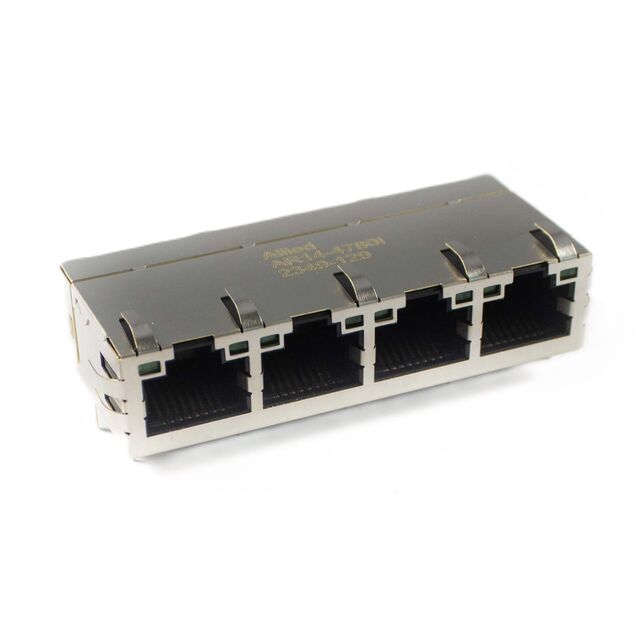 CONN JACK 4PORT PCB
