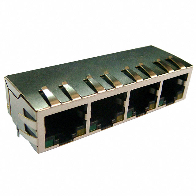 CONN JACK 4PORT PCB