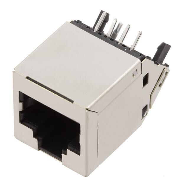 CAT6 SHIELDED MOD. JACK, 45 ANGL