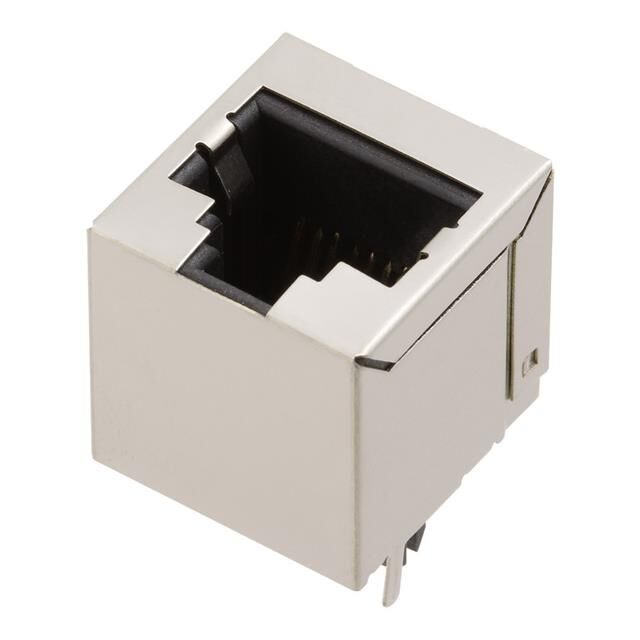 CAT6 SHIELDED MOD. JACK, V, THT