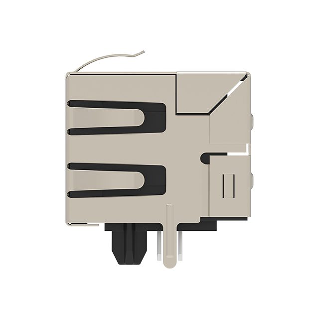 RJ45 JACK THR 10/100 R/A 1X1