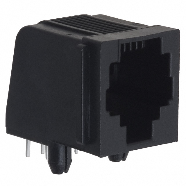 CONN MOD JACK 6P6C R/A UNSHLD