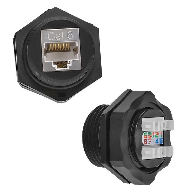 CONN CAT6 RJ45 KEYSTONE JACK