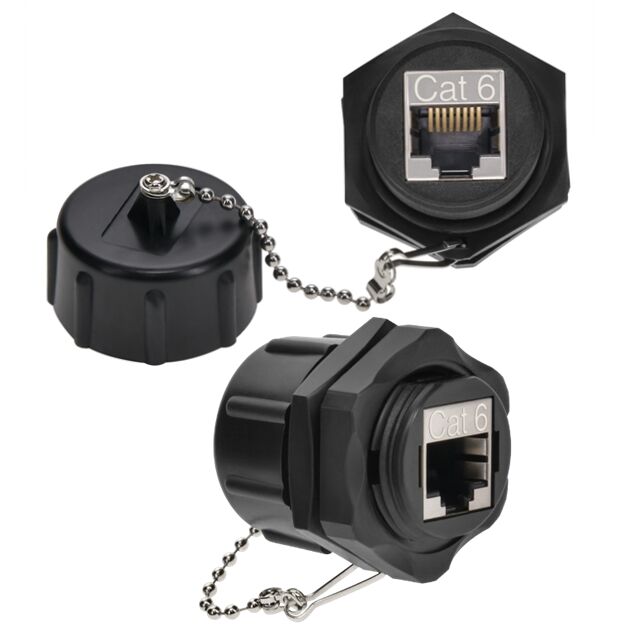 CONN CAT6 COUPLER 8P8C TO 8P8C