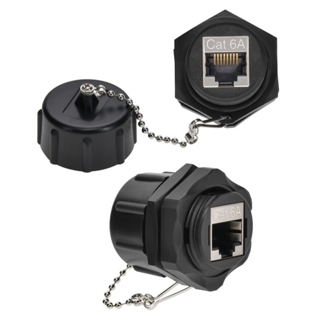 CONN CAT6A COUPLER 8P8C TO 8P8C