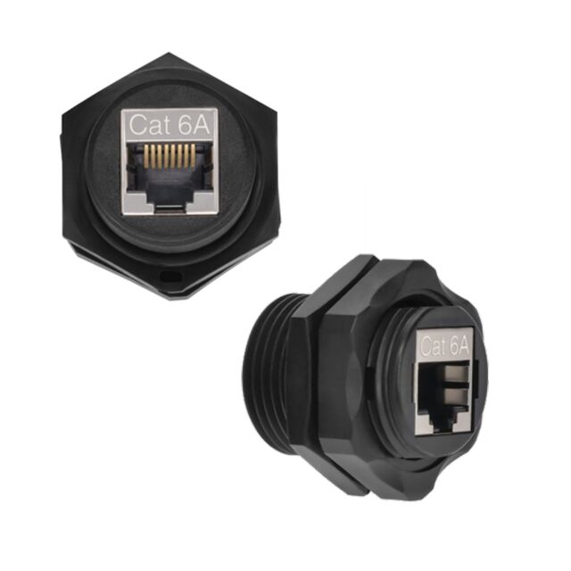 CONN CAT6A COUPLER 8P8C TO 8P8C