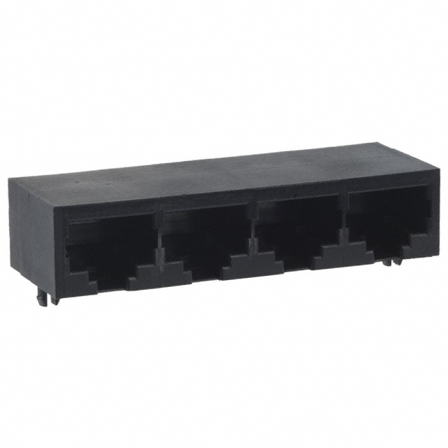 CONN MOD JACK 8P8C R/A UNSHLD