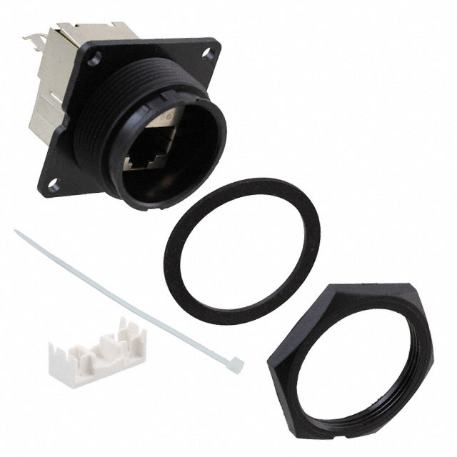 CONN MOD JACK 8P8C R/A SHIELDED